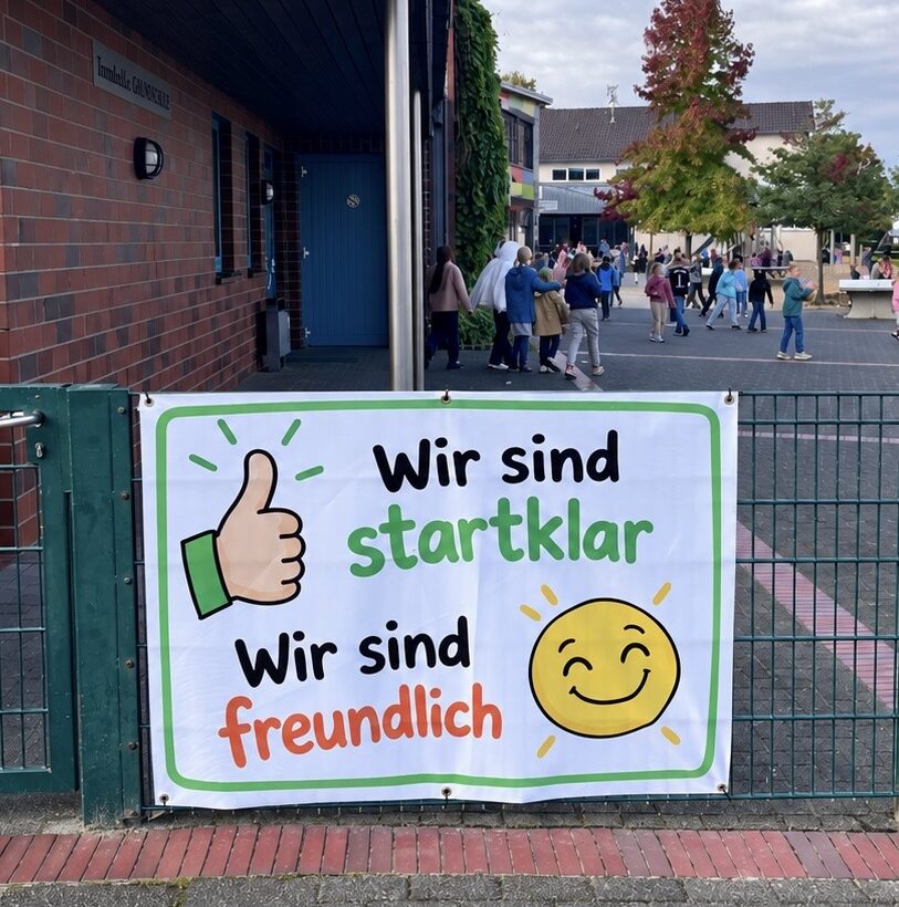 Startklar und freundlich